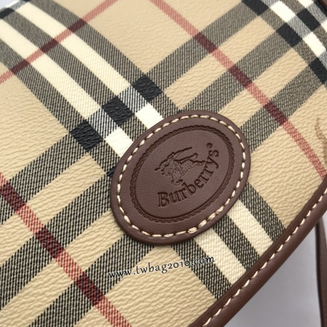 Burberry專門店新款中古vintage系列新款單肩斜挎馬鞍包 巴寶莉單肩斜挎女包 yxb1028